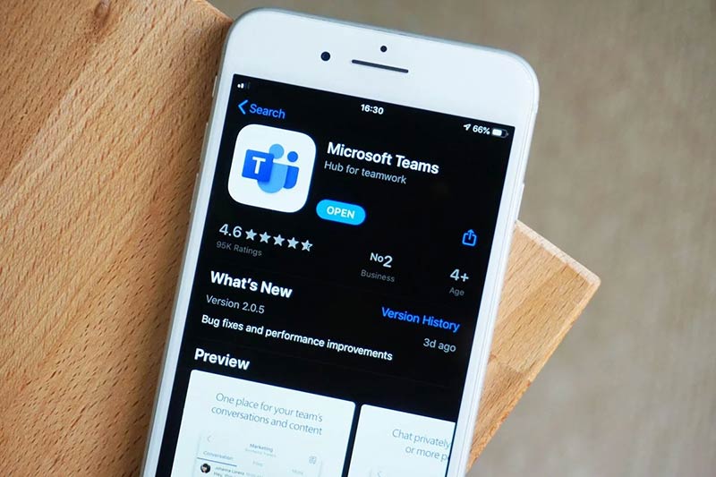 اپلیکیشن Microsoft Teams از آخر سال 2021 از iOS 13 پشتیبانی نخواهد کرد