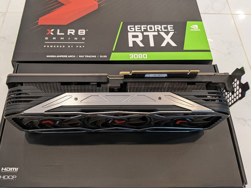 درگاه های خروجی و فناوری های کاربردی کارت گرافیک پی ان وای PNY GeForce RTX 3080 10GB XLR8 Gaming REVEL EPIC-X RGB LHR!