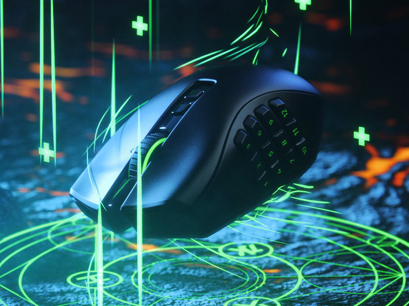 Naga Pro مجهزترین ماوس بی سیم Razer