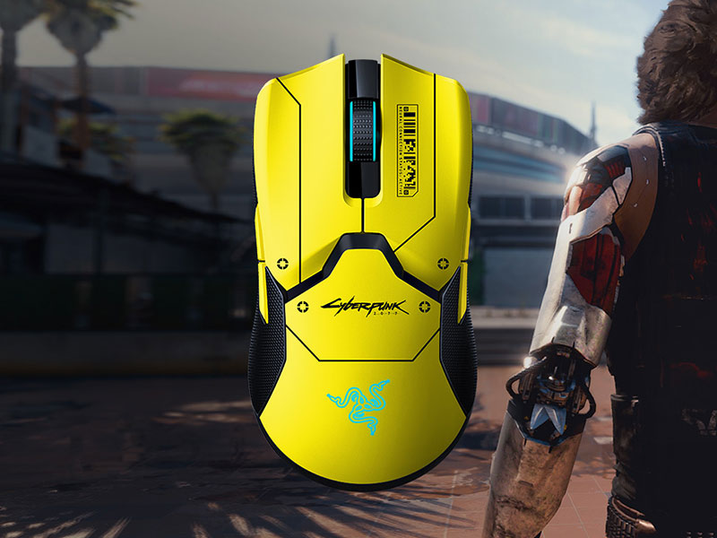 حسگرOptical Focus+ و سوئیچ اپتیکال ماوس مخصوص بازی Razer Viper Ultimate Cyberpunk 2077 Edition!