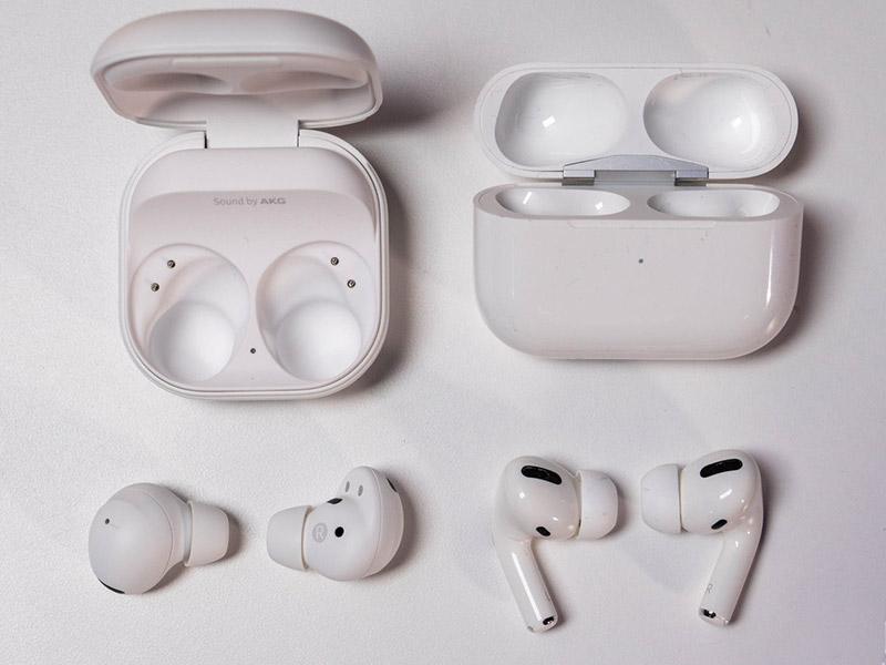 Samsung Galaxy Buds 2 Pro در مقابل Apple AirPods Pro: یک مسابقه هیجان انگیز بین دو مدل Pro سامسونگ و اپل!