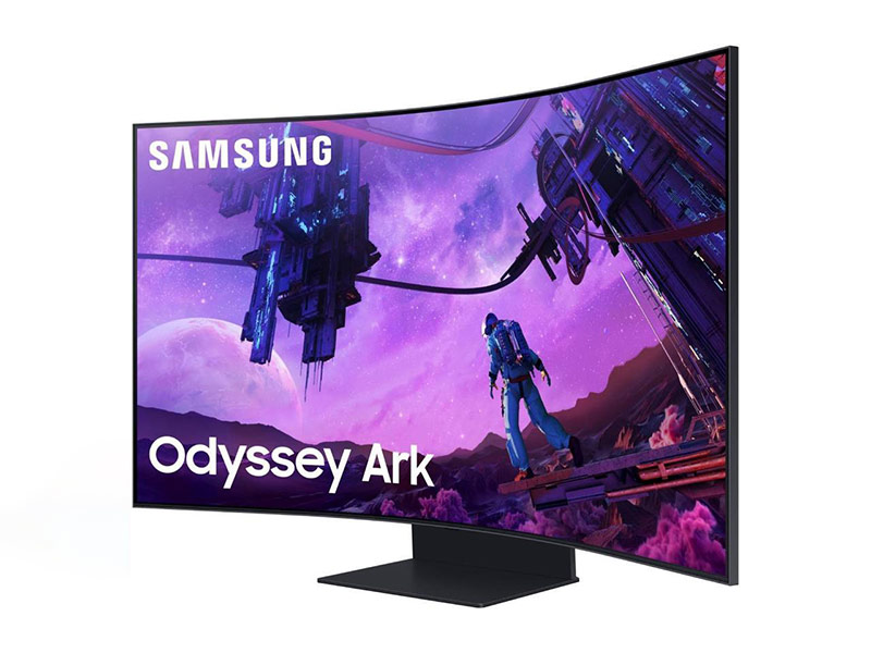 مانیتور گیمینگ خمیده سامسونگ Odyssey Ark با سایز 55 اینچ، رزولوشن 4K و رفرش ریت 165 هرتز معرفی شد