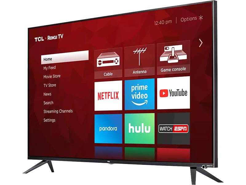 درگاه های تلویزیون هوشمند TCL R615 و TCL R617