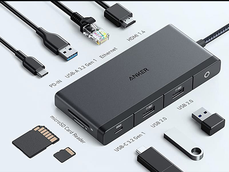 پورت هاب 9 در 1 انکر Anker 552 USB-C