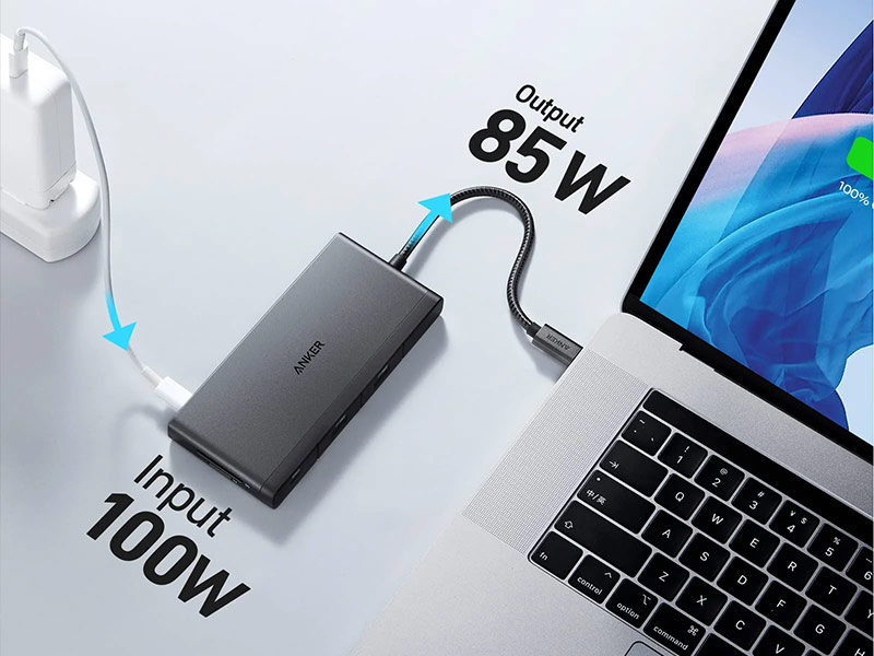 پورت هاب 9 در 1 انکر Anker 552 USB-C