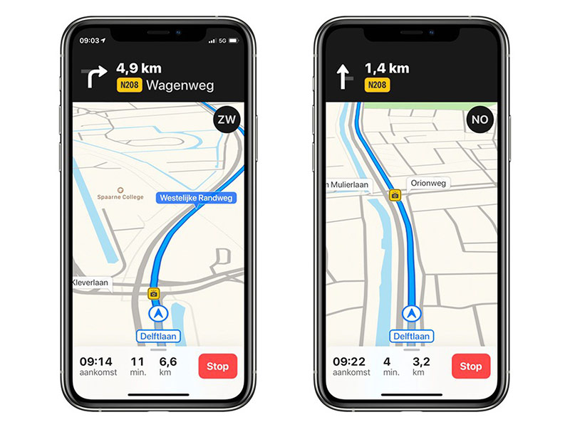 از سال 2023 نتایج جستجو در اپلیکیشن Apple Maps بر اساس تبلیغات نمایش داده می شود