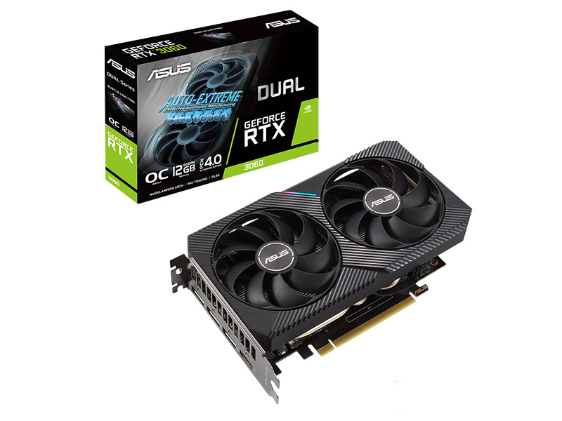 بررسی کارت گرافیک ایسوس مدل Dual GeForce RTX 3060 OC Edition