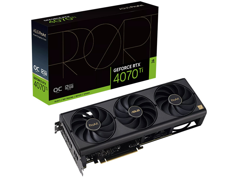 مشخصات کارت گرافیک ایسوس RTX 4070 Ti OC