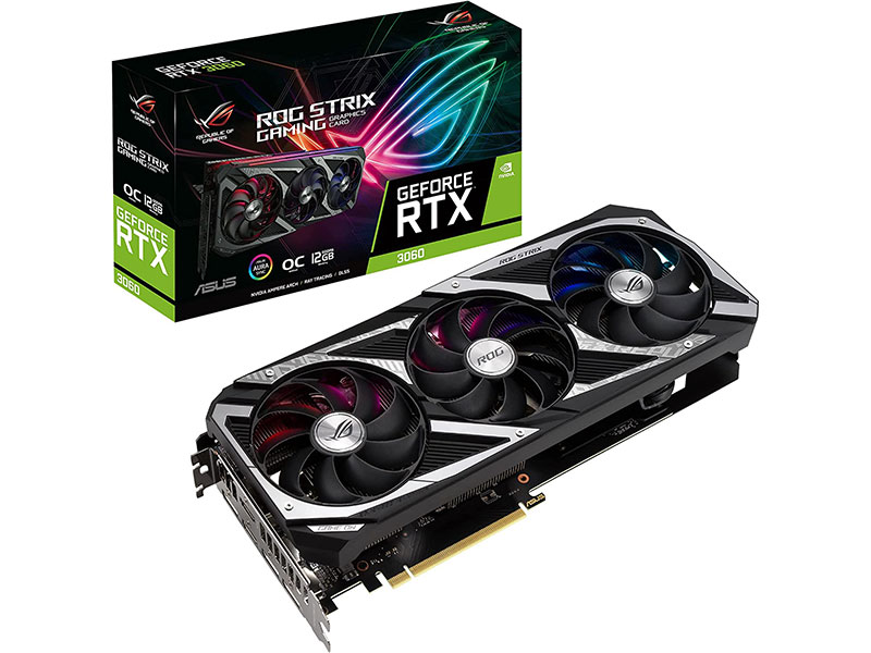 آشنایی با کارت گرافیک ROG STRIX 3060 OC 12GB V2 GAMING ایسوس!