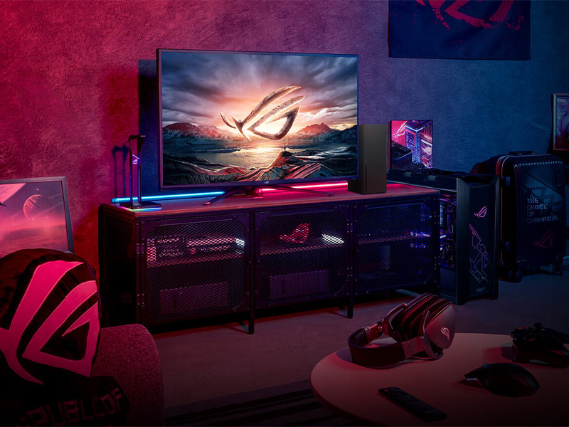 Asus ROG STRIX XG43UQ اولین مانیتور گیمینگ HDMI 2.1 جهان با سایز 43 اینچ!