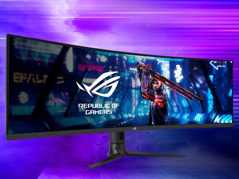 مانیتور خمیده 49 اینچی جدید ایسوس از سری ROG STRIX