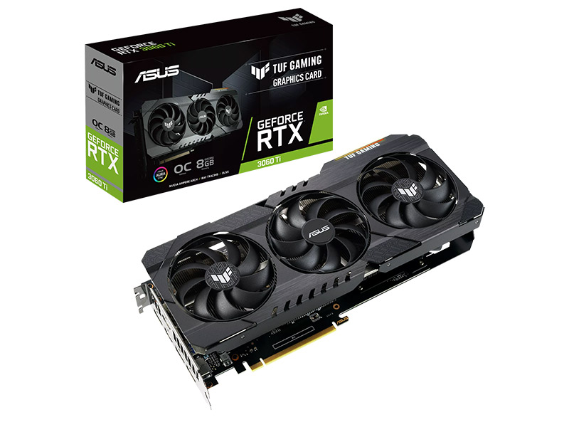 بررسی کارت گرافیک گیمینگ ایسوس مدل TUF Gaming RTX 3060Ti OC Edition