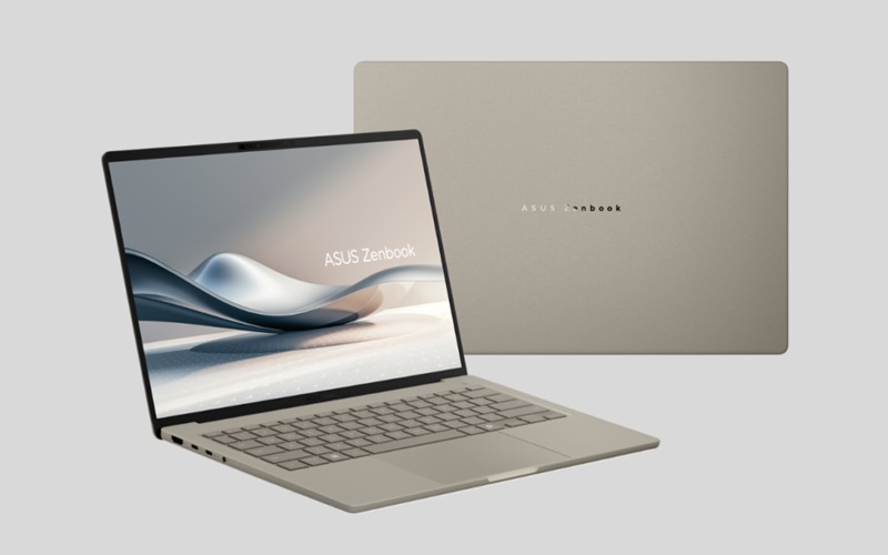 لپ تاپ ایسوس Zenbook A14 از راه رسید: صفحه نمایش اولد 14 اینچ، پردازنده اسنپدراگون X و طول عمر باتری 32 ساعته!