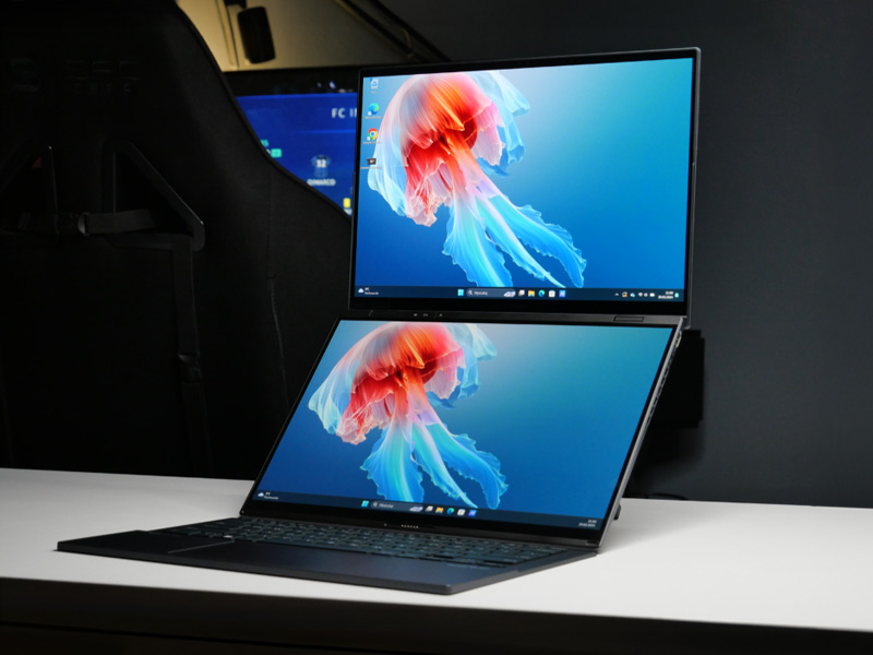 لپ تاپ ایسوس Asus Zenbook Duo، بهترین لپتاپ 2024 با دو صفحه نمایش