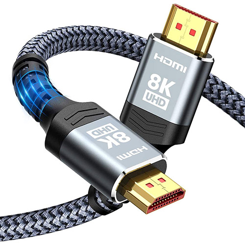 کابل Highwings 8K HDMI – دارای روکش بافته شده و مقاوم