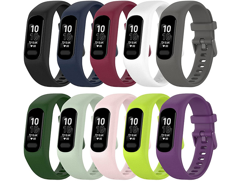 بند جایگزین ردیاب ورزشی گارمین مدل Awinner 10 – Pack Garmin Vivosmart 5 Bands – رنگ های متعدد و متنوع!