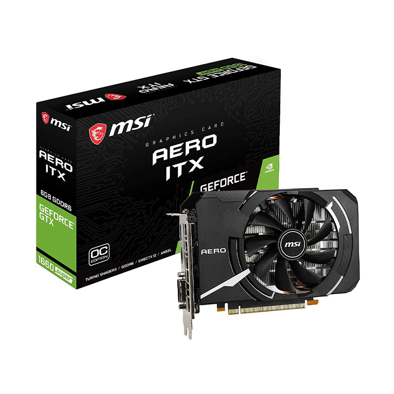 کارت گرافیک MSI GeForce GTX 1660 Super Aero ITX – یک مدل انویدیایی اقتصادی