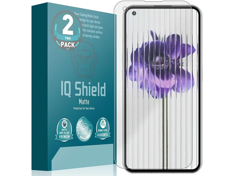 محافظ صفحه نمایش مات IQShield برای ناتینگ فون (2) – یک گزینه مات