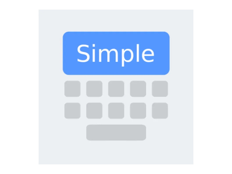 بهترین کیبورد: Simple Keyboard