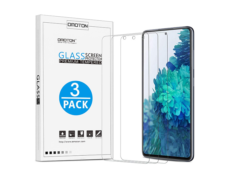 محافظ صفحه نمایش OMOTON Anti-Scratch Tempered Glass – فوق العاده باریک