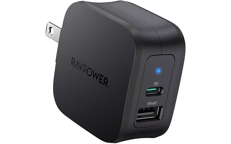 شارژر RAVPower 30W PD Pioneer Wall Charger – دو پورته و خوش قیمت