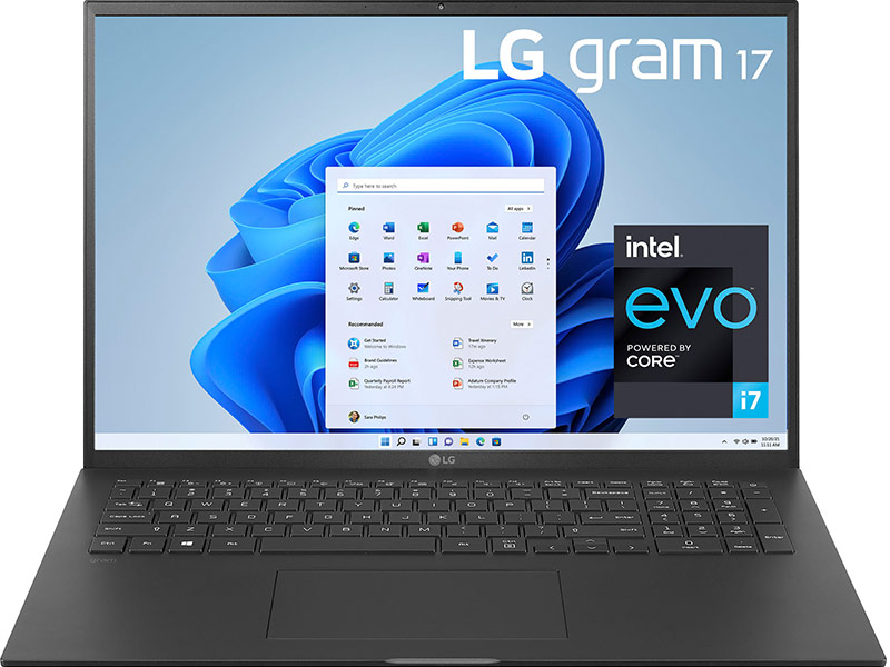 لپ تاپ LG gram 17 (17-inch WQXGA) – بزرگ اما باریک