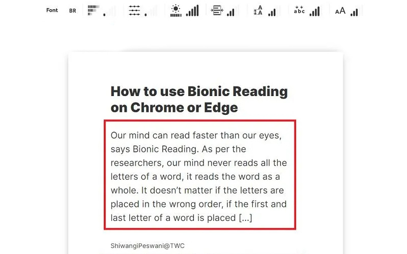 قابلیت Bionic Reading برای مرورگرهای Edge و کروم در دسترس قرار گرفت. این قابلیت چیست؟