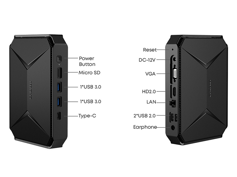 مشخصات مینی پی سی Chuwi HeroBox 2023