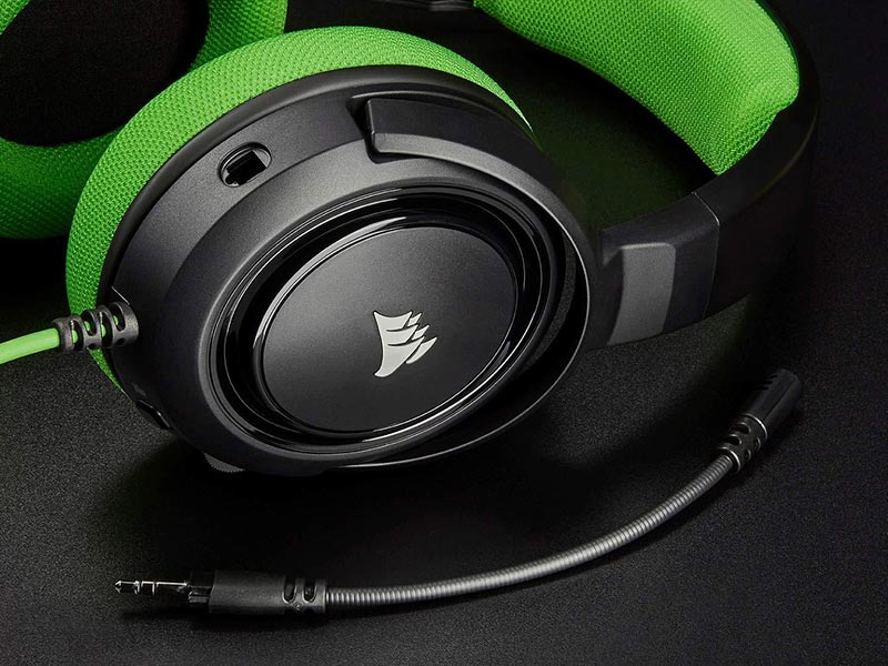 بررسی هدست گیمینگ Corsair HS35 Stereo Green