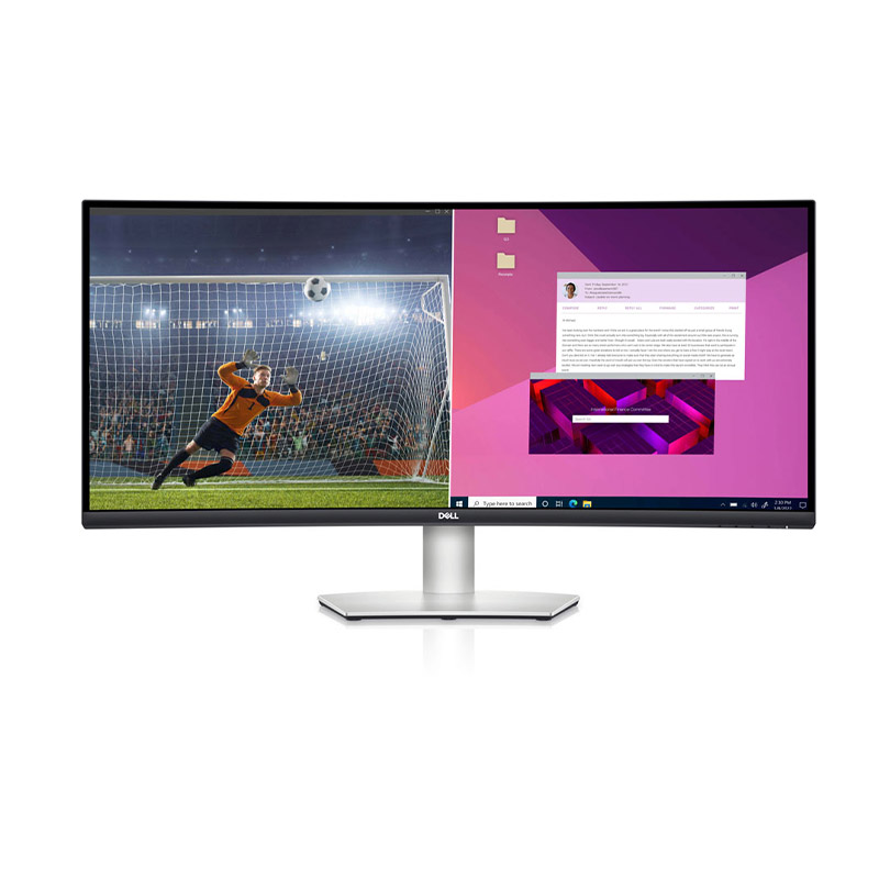 مانیتور خمیده 34 اینچی Dell S3423DWC با رفرش ریت 100 هرتز به بازار عرضه شد