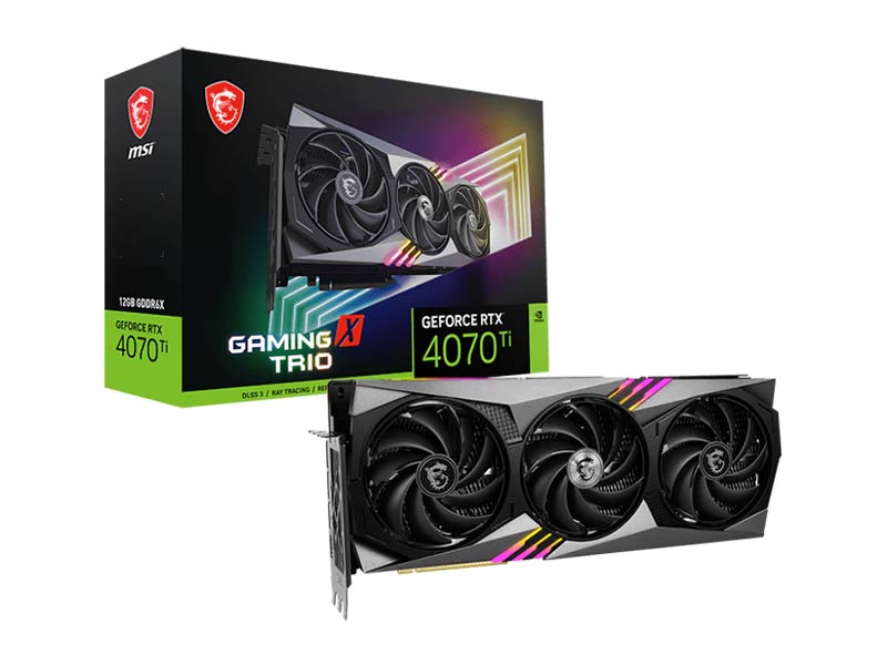 بررسی کارت گرافیک گیمینگ MSI GeForce RTX 4070 Ti X TRIO 12G