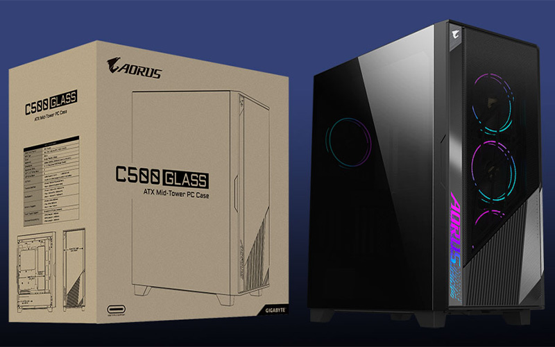 شرکت گیگابایت کیس گیمینگ Aorus C500 Glass را راهی بازار می کند