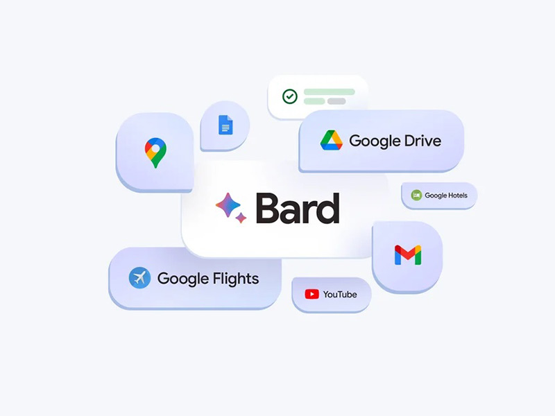 قابلیت اتصال Google Bard باحساب شما