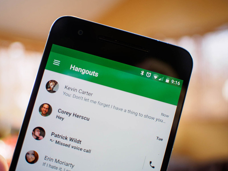 گوگل اعلام هشدار به کاربران Hangouts برای جایگزینی آن با اپلیکیشن Chat را آغاز کرده است