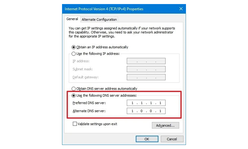 آموزش تغییر تنظیمات DNS در ویندوز 10 از طریق کنترل پنل