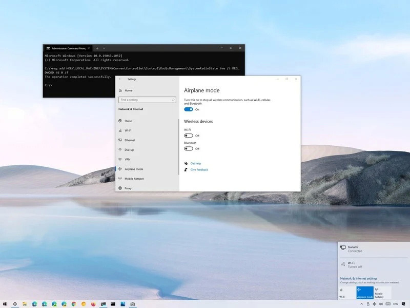 آموزش فعال کردن Airplane mode در ویندوز 10