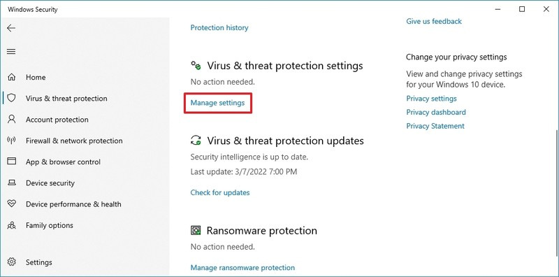 آموزش غیر فعال کردن آنتی ویروس Microsoft Defender از طریق Windows Security