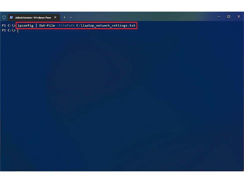 چگونه با استفاده از PowerShell نتایج کامندها را در یک فایل ذخیره کنیم؟