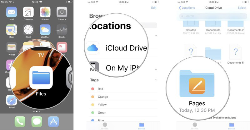 چگونه یک فایل را در iCloud Drive برای دسترسی مشترک به اشتراک بگذاریم؟