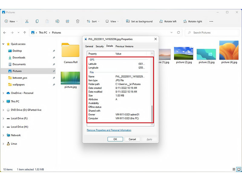 چگونه متادیتای عکس را با فایل اکسپلورر ویندوز 11 ادیت کنیم؟