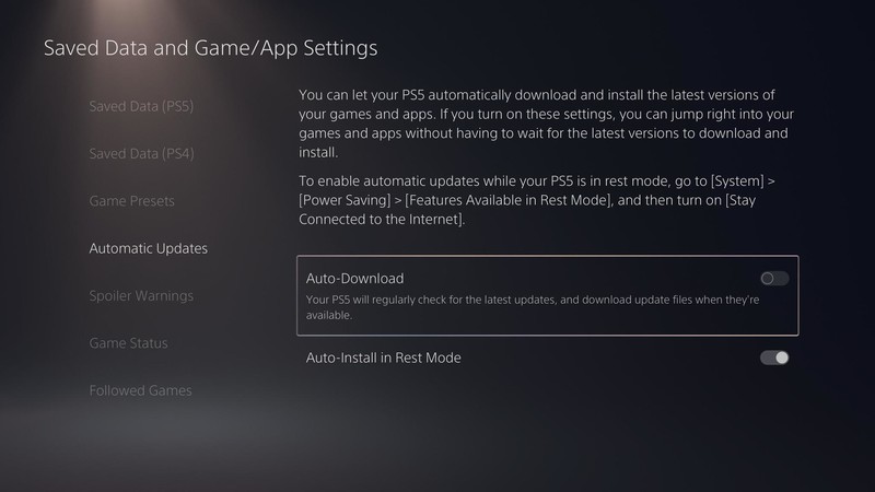 چگونه قابلیت آپدیت اتوماتیک برای بازی های PS5 را غیر فعال کنیم؟
