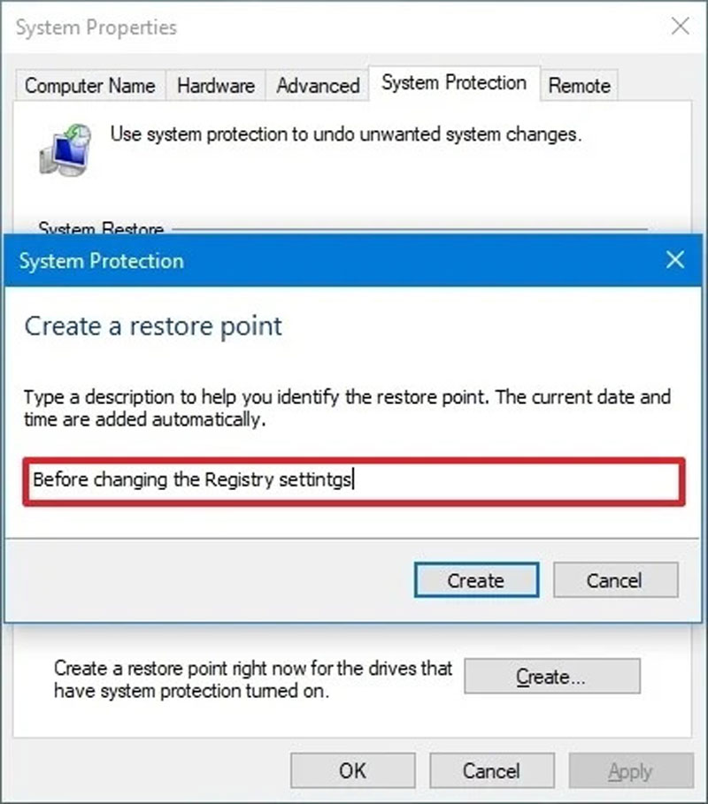 چگونه با استفاده از System Restore در ویندوز 10 یک نقطه بازیابی ایجاد کنیم؟