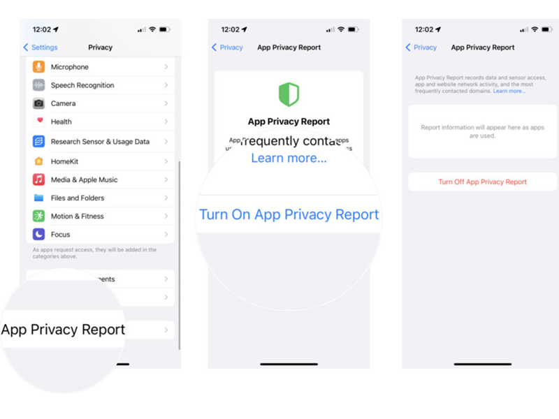 چگونه قابلیت App Privacy Report را بر روی آیفون و آیپد فعال کنیم؟