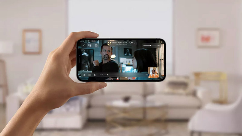 از طریق FaceTime در iOS 15 به تماشای فیلم و گوش دادن به موسیقی بپردازید
