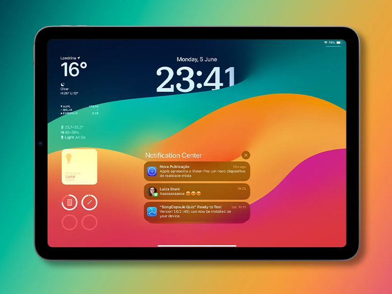 مشخصات سیستم عامل جدید iPadOS 17