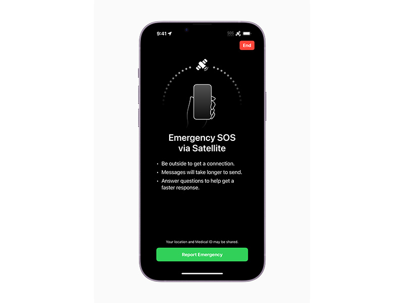 سرویس Emergency SOS در گوشی های آیفون