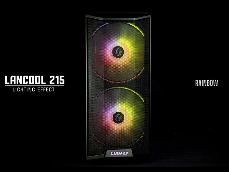 بررسی و آشنایی با کیس کامپیوتر LANCOOL 215 Black لیان لی!