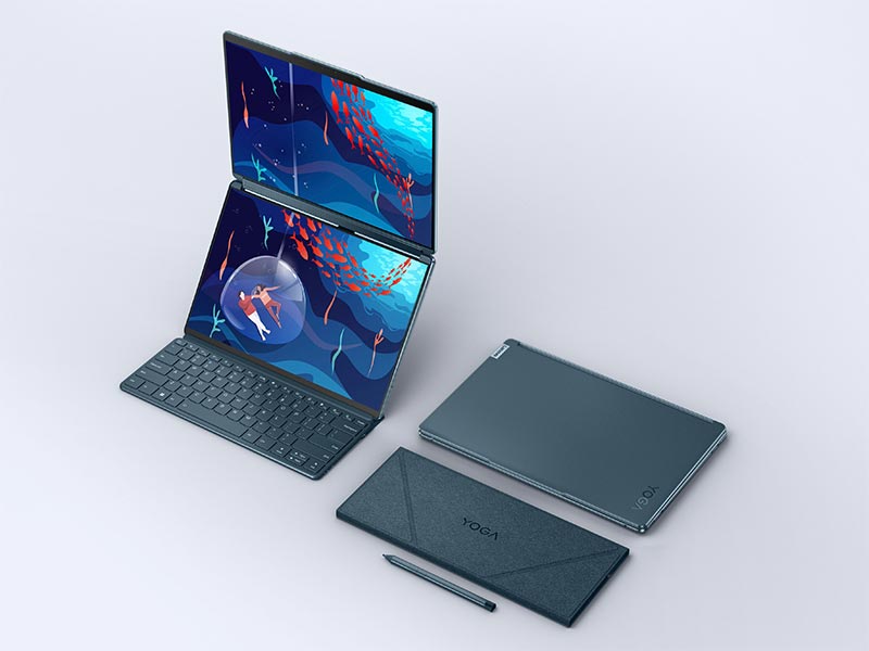 معرفی لپ تاپ لنوو Lenovo Yoga Book 9i