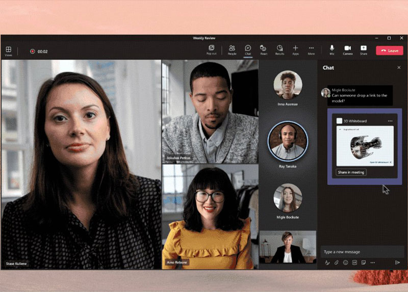 قابلیت جدید Live Share در اپلیکیشن مایکروسافت Teams، امکان همکاری گروهی به صورت لحظه ای را فراهم می آورد