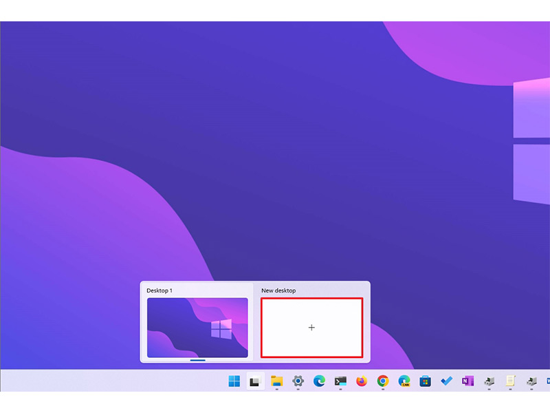 نحوۀ ایجاد دسکتاپ در ویندوز 11